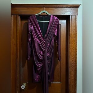 Purple shimmer dress